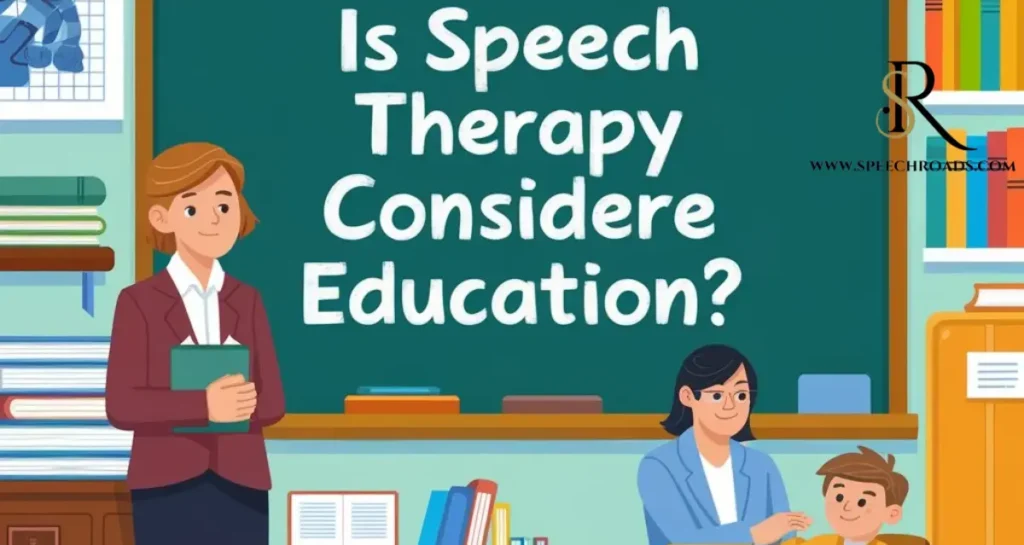 Is Speech Therapy Considered Special Education?