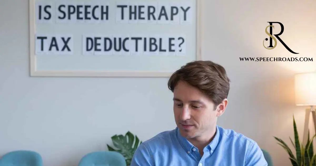 Is Speech Therapy Tax Deductible