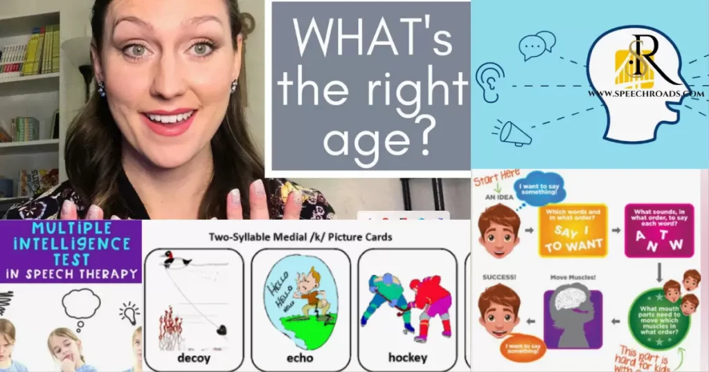 what age to start speech therapy