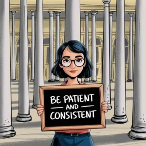 Be Patient and Consistent