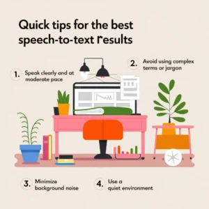 Quick Tips for the Best Speech-to-Text Results