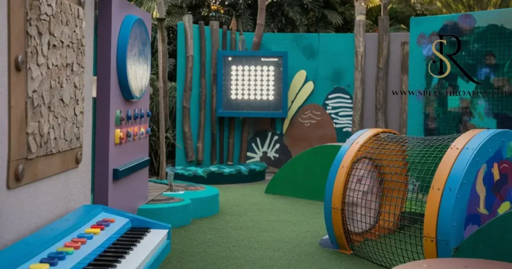 Backyard Interactive Sensory Art Garden